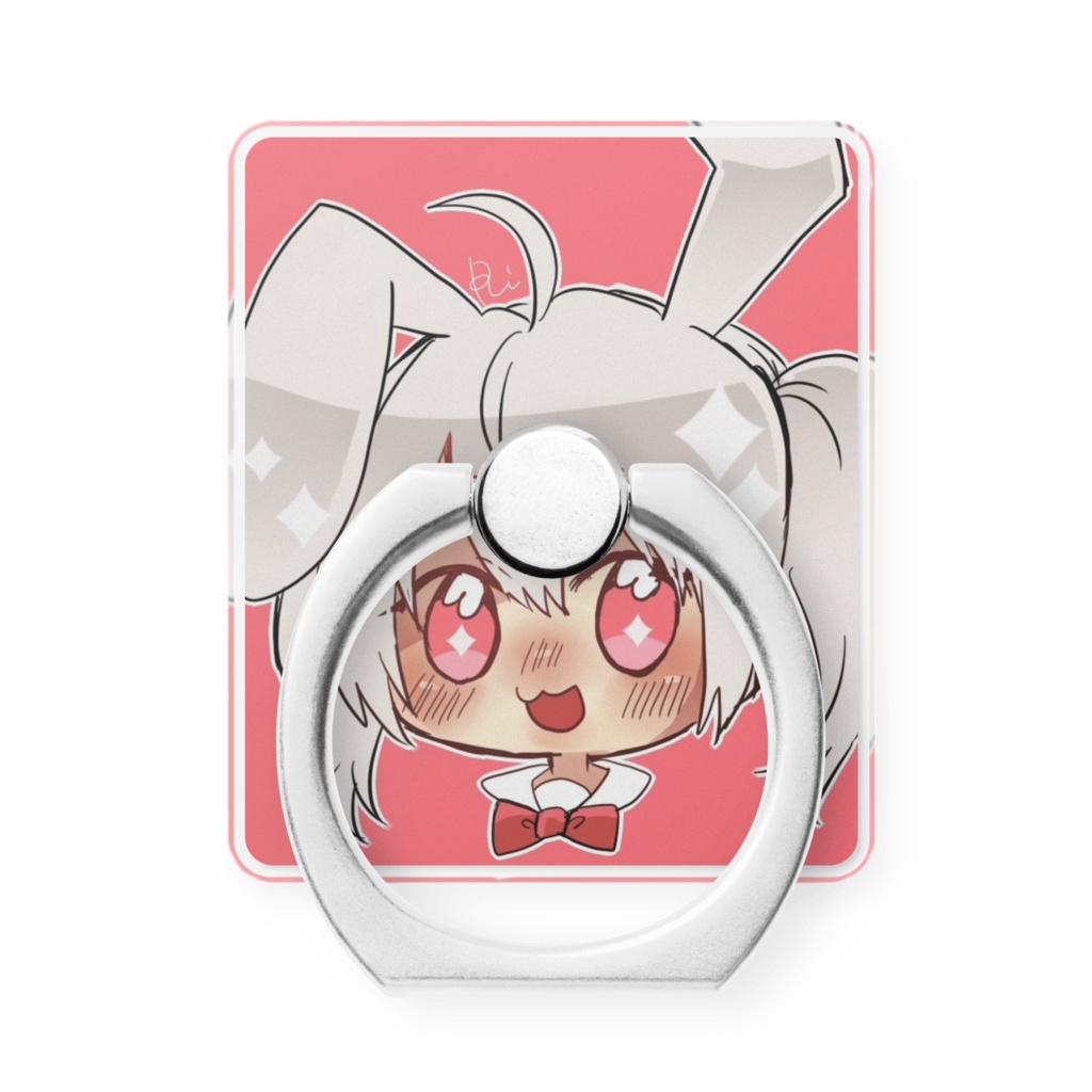 うさ耳おんなのこスマホリング