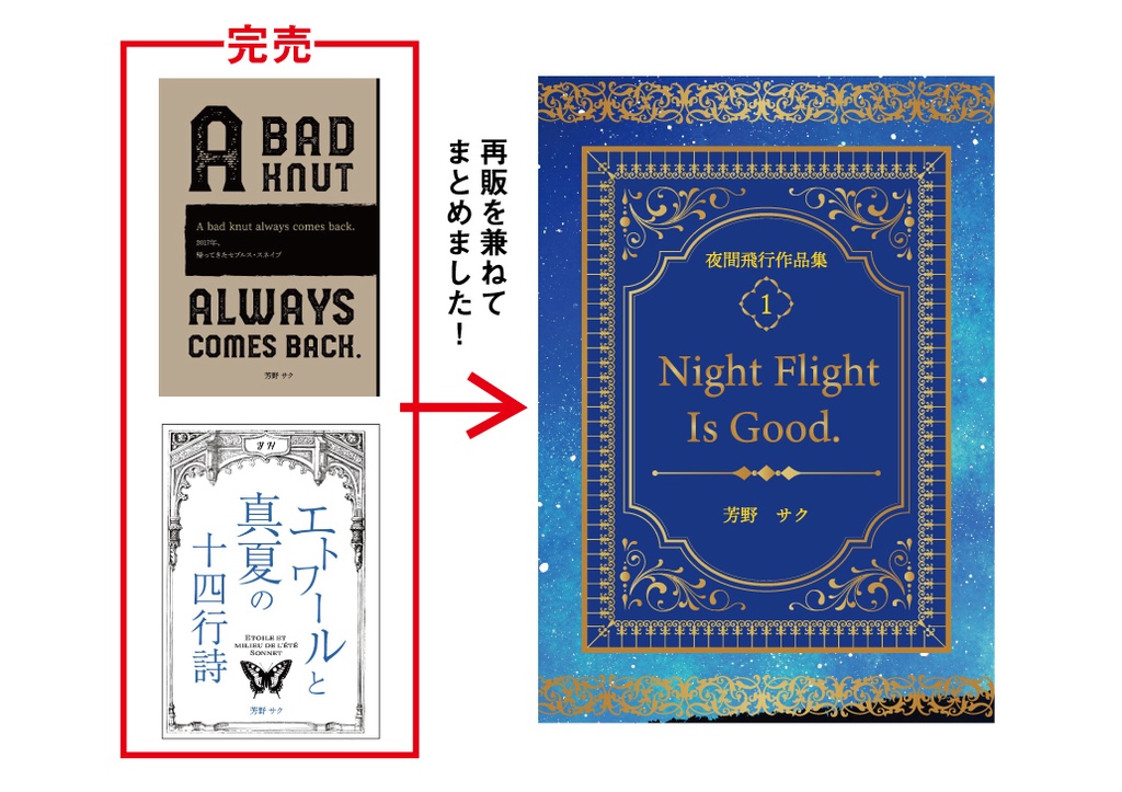 【ハリポタ・再録】夜間飛行作品集1　Night Flight Is Good