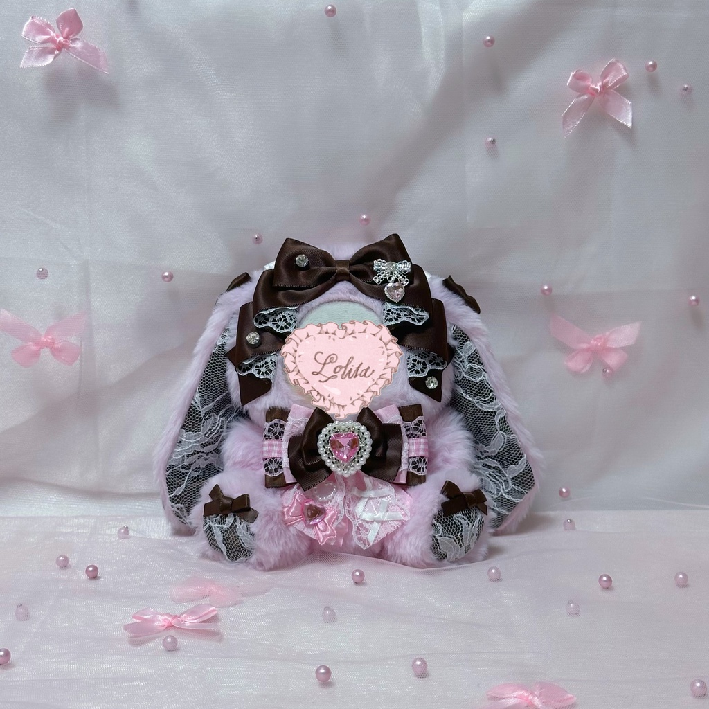 ぬい服 10~12cm おすわり ピンク ブラウン うさぎ