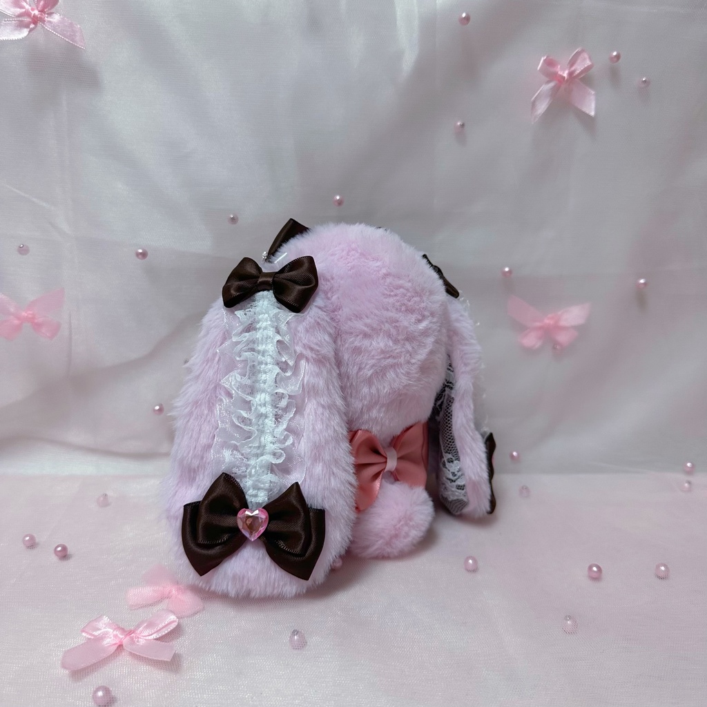 ぬい服 10~12cm おすわり ピンク ブラウン うさぎ