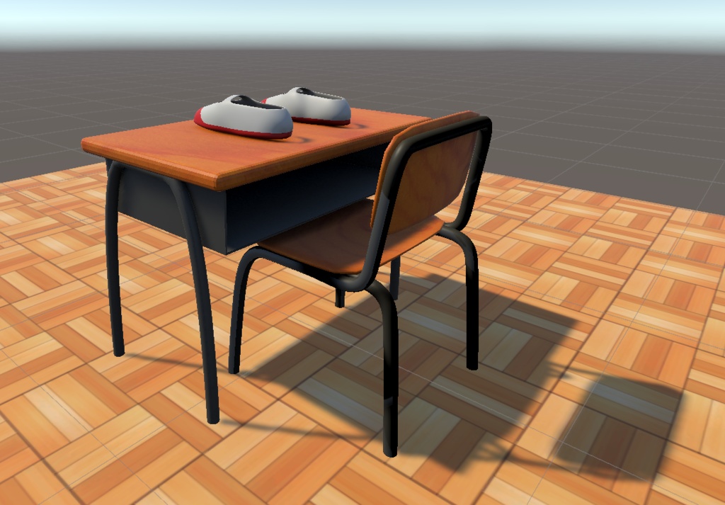 学校の机と椅子