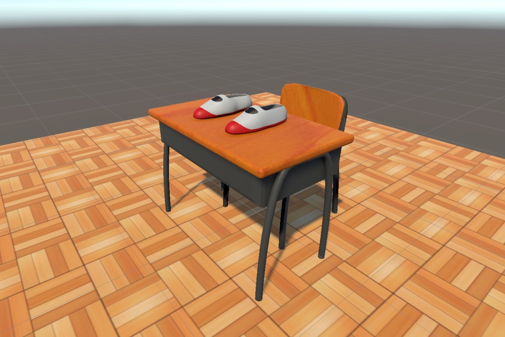 学校の机と椅子