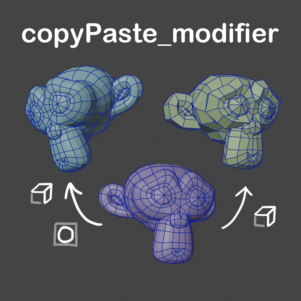 モデファイアタブでコピペができるアドオン