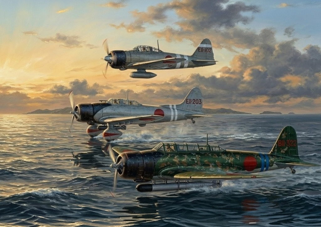 無双の精鋭たち :  零戦21型/ 九九艦爆 /九七式艦攻