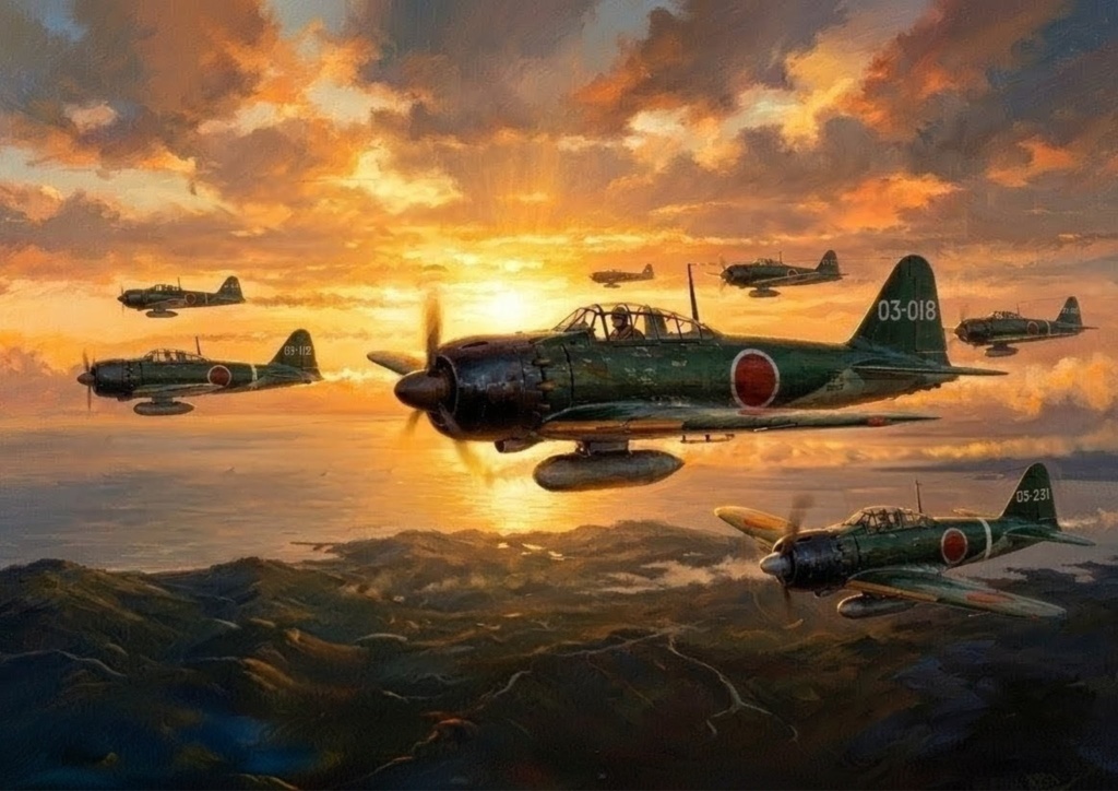 戦歴の強者たち :  零戦52型