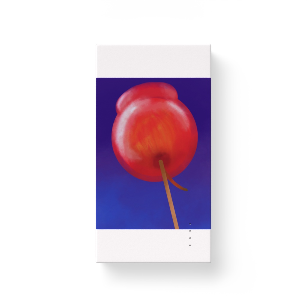 りんご飴モバイルバッテリー