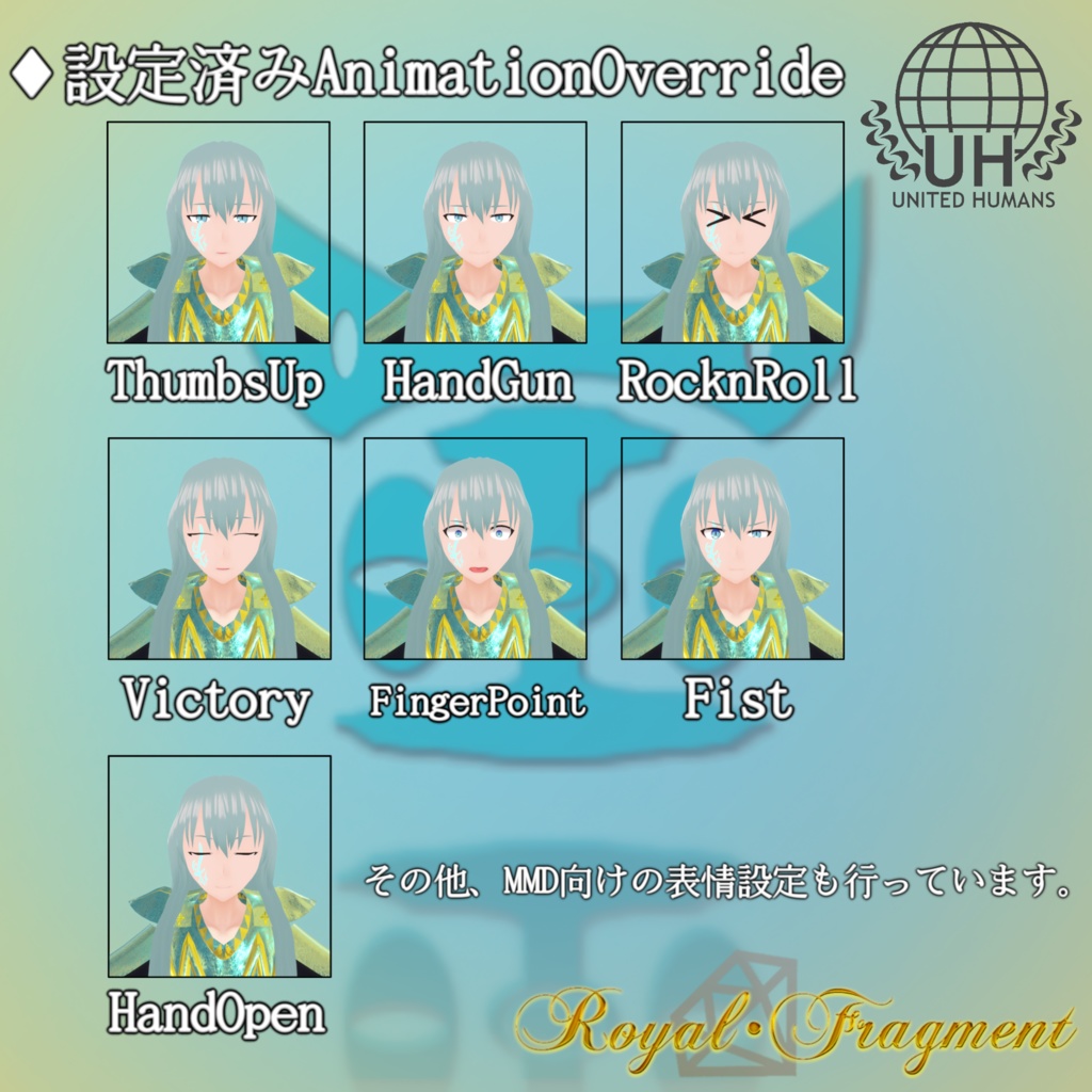 Lacia-レイシア- Ver1.0【VRChat向けフルトラッキング対応アバター】