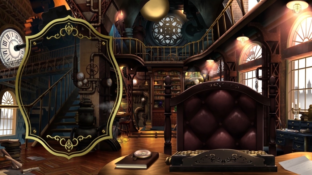 【動く背景】時計塔の作業部屋