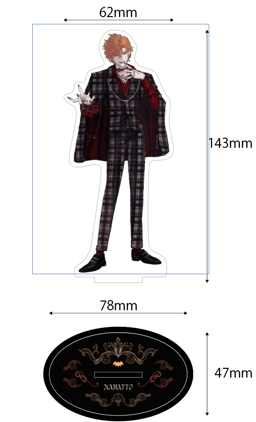 【受注限定販売】アクリルスタンド/まはっと
