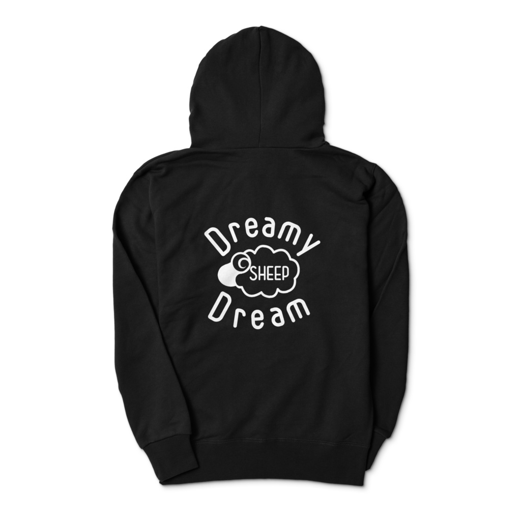 ゆむの夢占い 羊さんパーカー(黒)