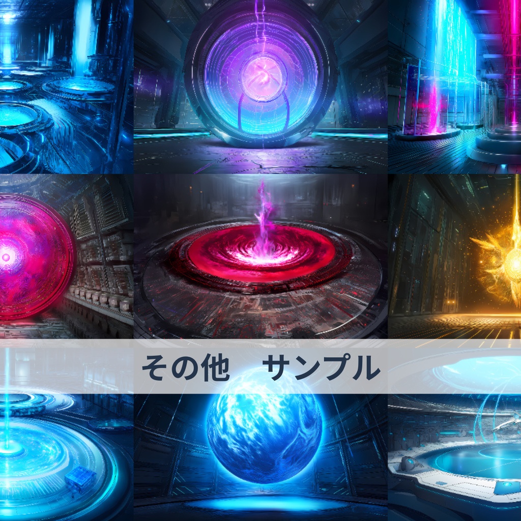 【全375枚】背景素材【SF・近未来・サイバー風】