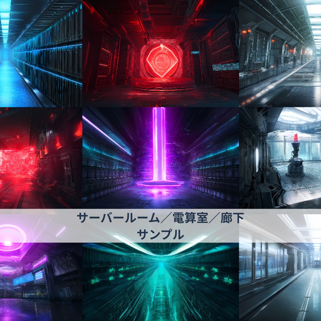 【全375枚】背景素材【SF・近未来・サイバー風】