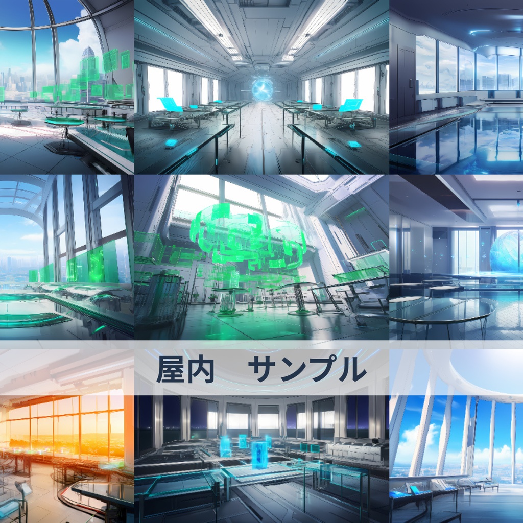 【全375枚】背景素材【SF・近未来・サイバー風】