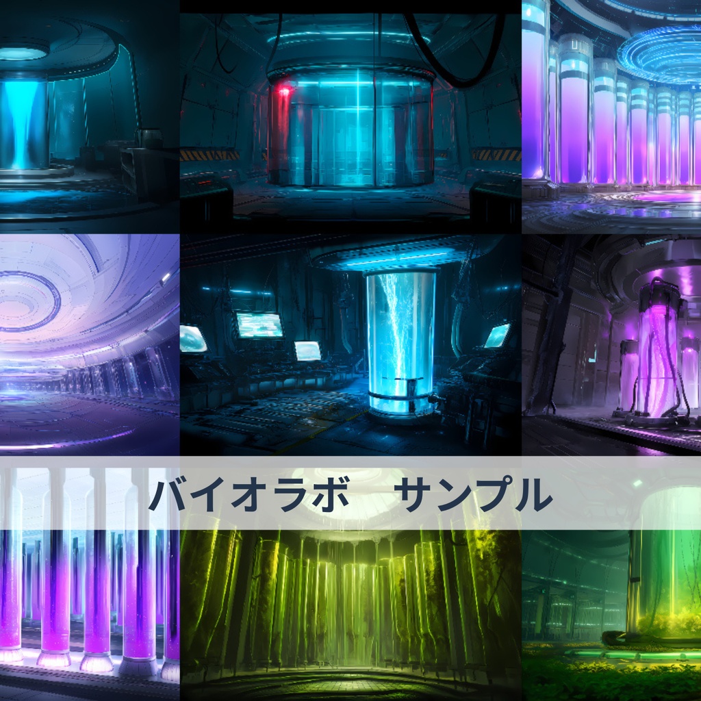 【全375枚】背景素材【SF・近未来・サイバー風】