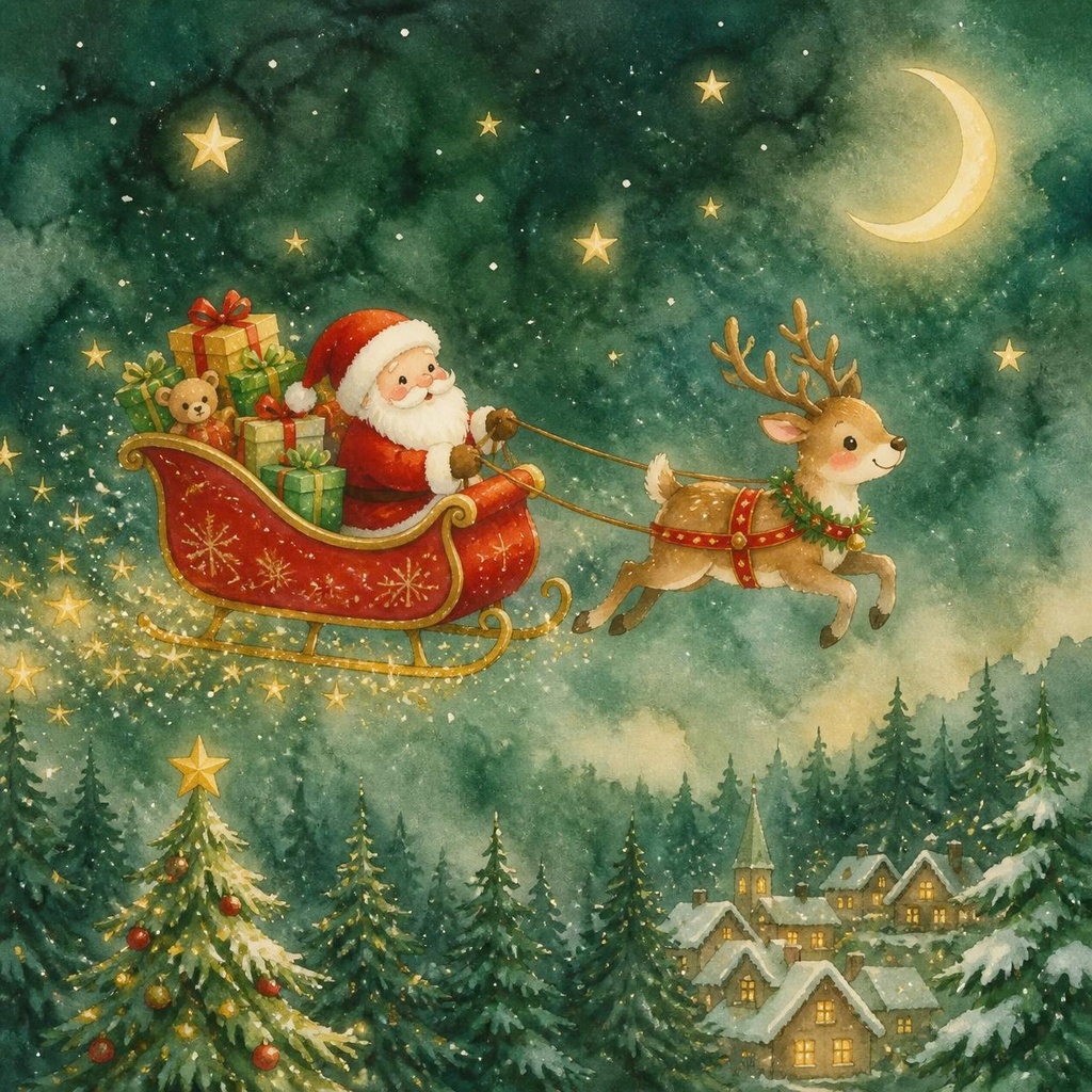 レトロで優しいクリスマス デジタルペーパー10枚 Retro Christmas Paper Collection Vol.1