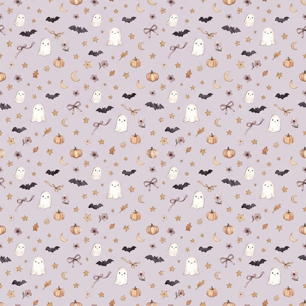 少し不思議なハロウィン無料デジタルペーパー3枚 Halloween Mini Sample