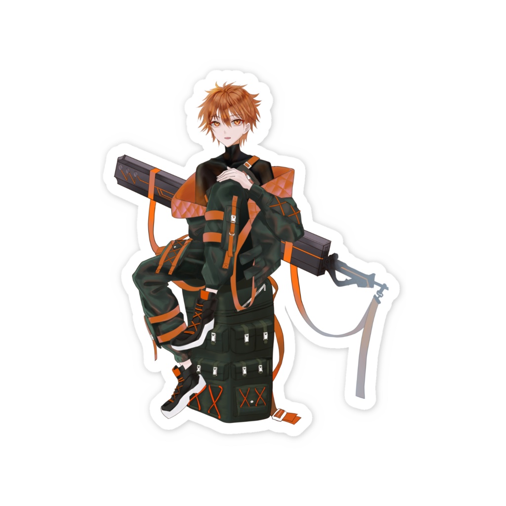 ステッカー「おめがまる」