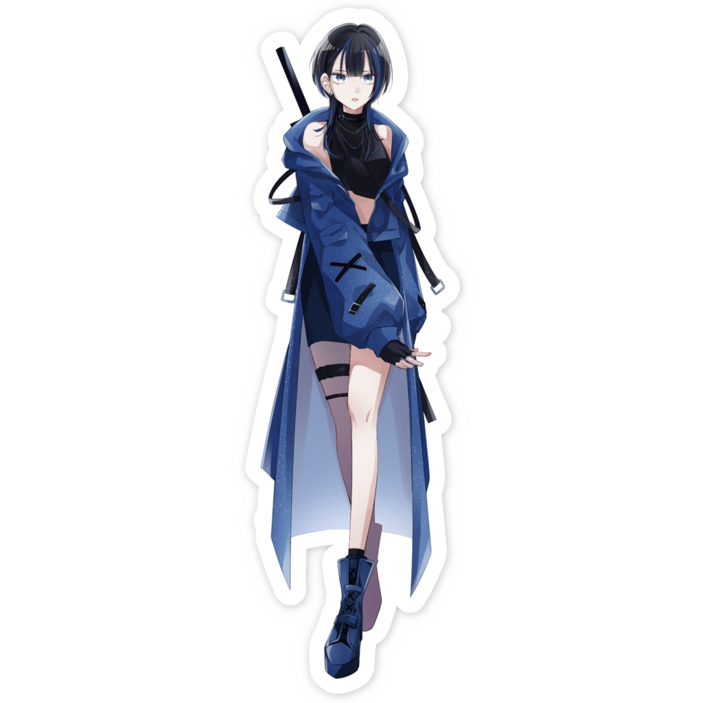 ステッカー「卯月あおい①」