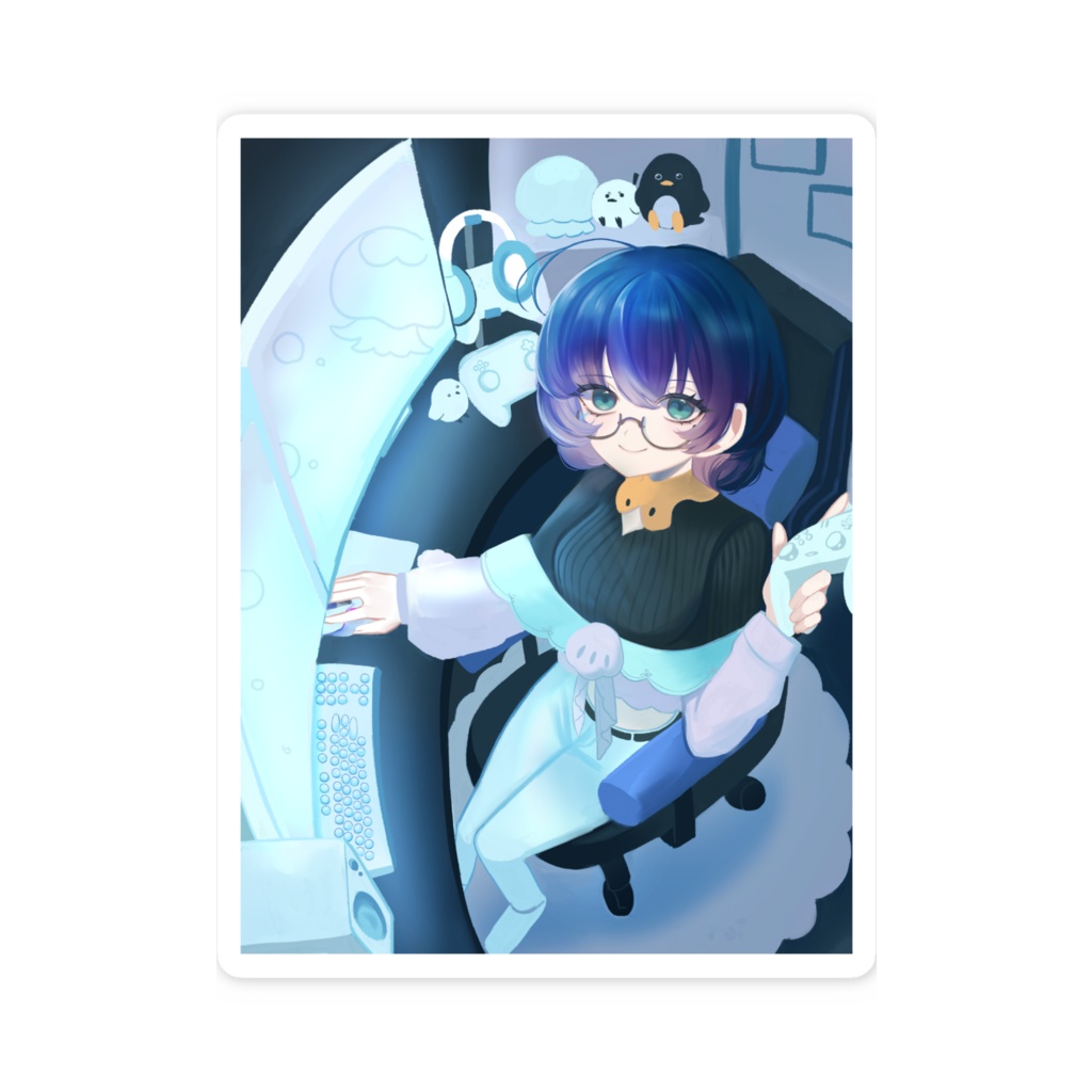 ステッカー「すいれんキービジュアル」