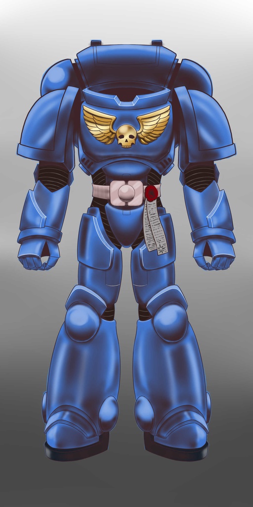 Space Marines' Armor Vtuber Asset