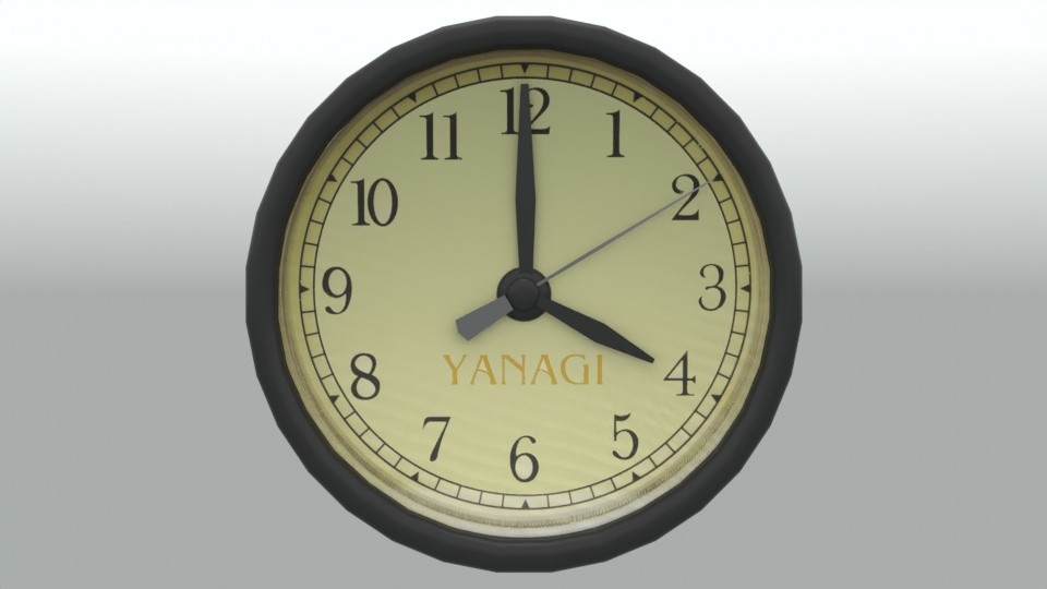 Wall Clock (壁掛け時計)