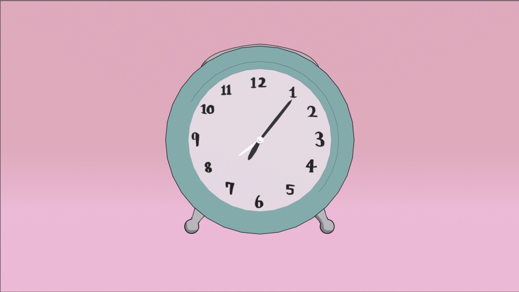 きゅうくらりん目覚まし時計(Kyu-kurarin alarm clock)