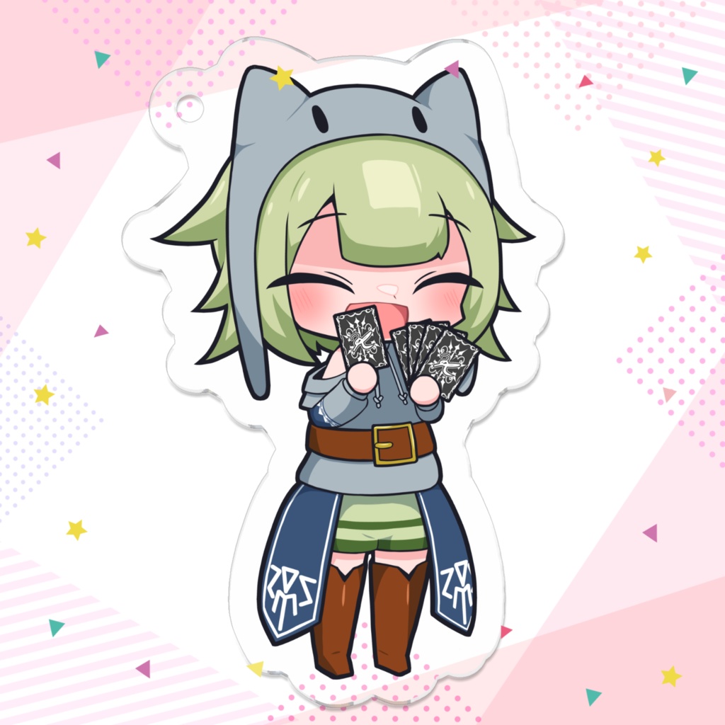 有珠川カゲホ アクリルキーホルダー(小)