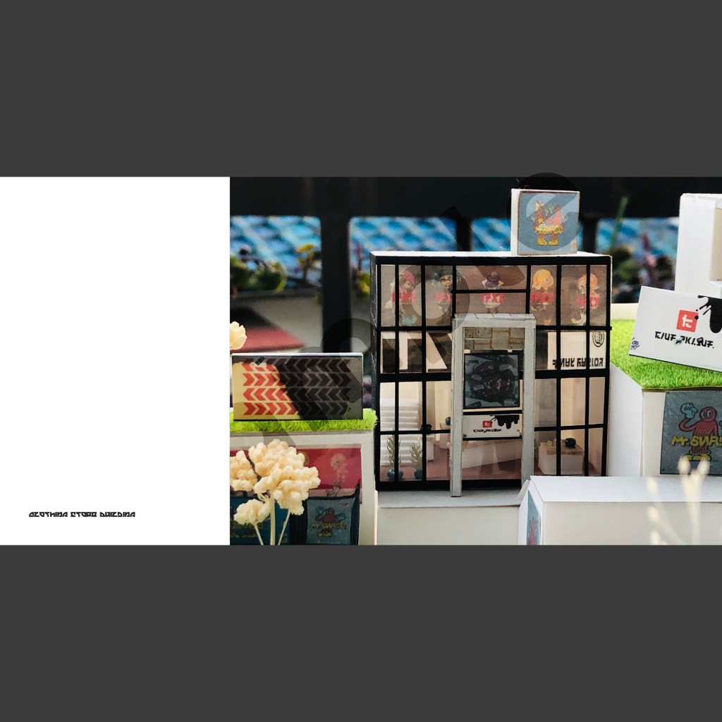 Bateira street Architectural model 『バッテラストリート模型写真集』