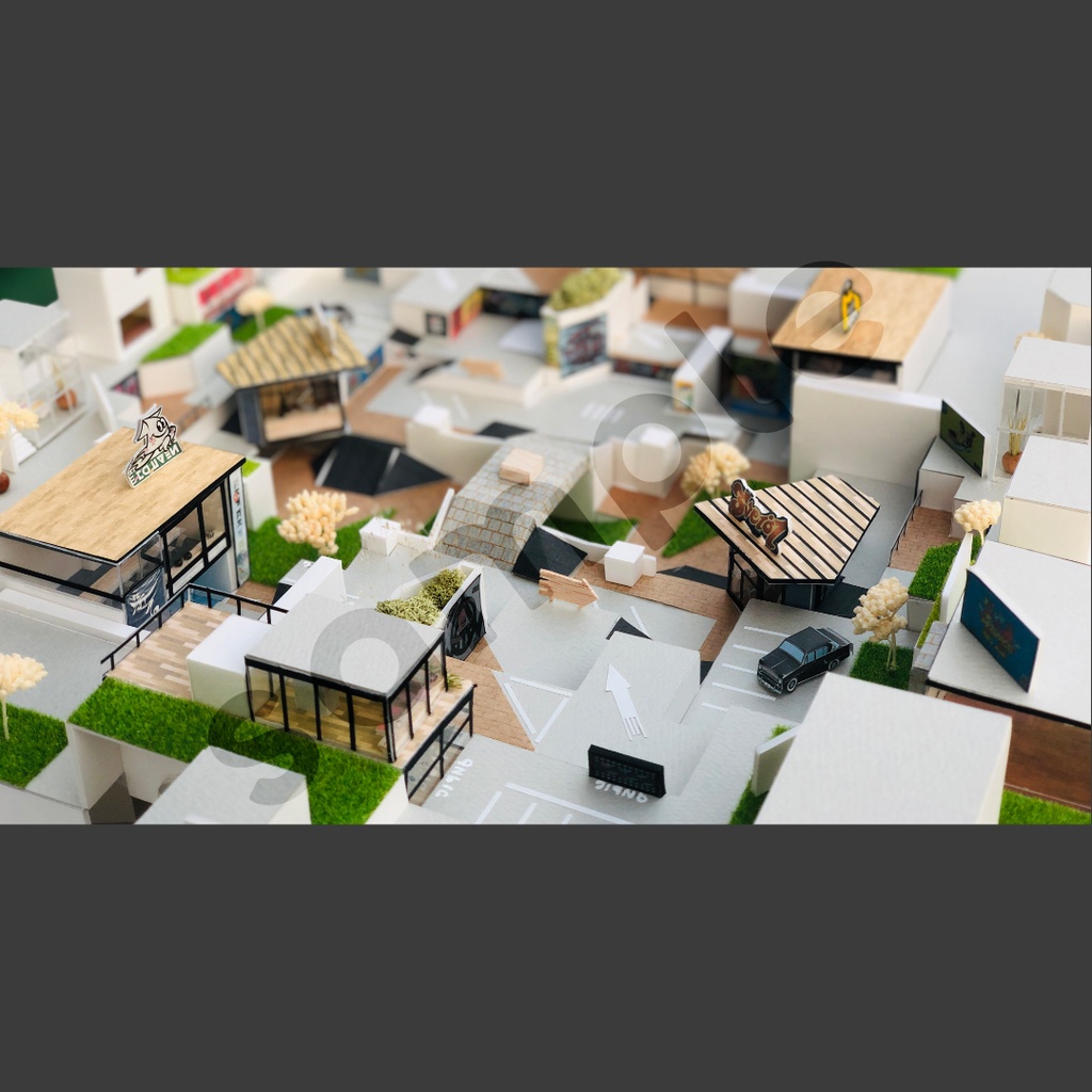Bateira street Architectural model 『バッテラストリート模型写真集』
