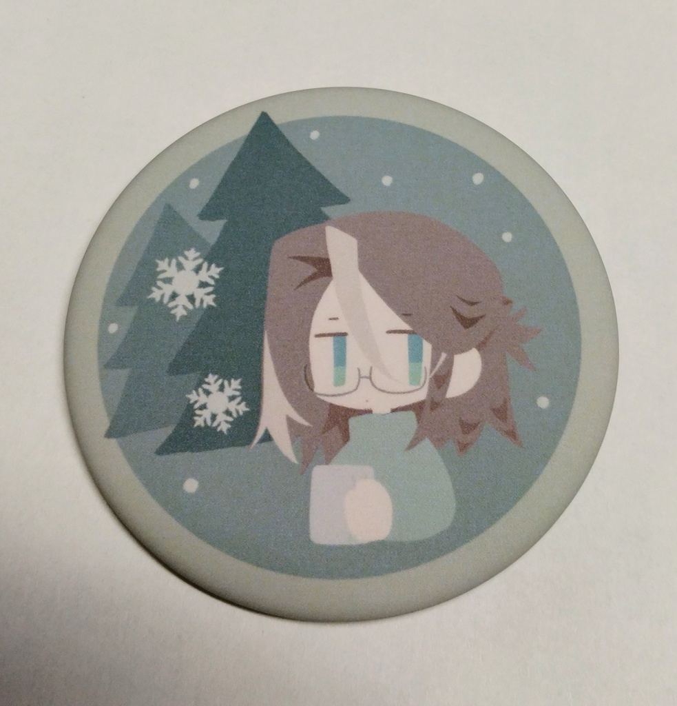 冬ごもり缶バッジ