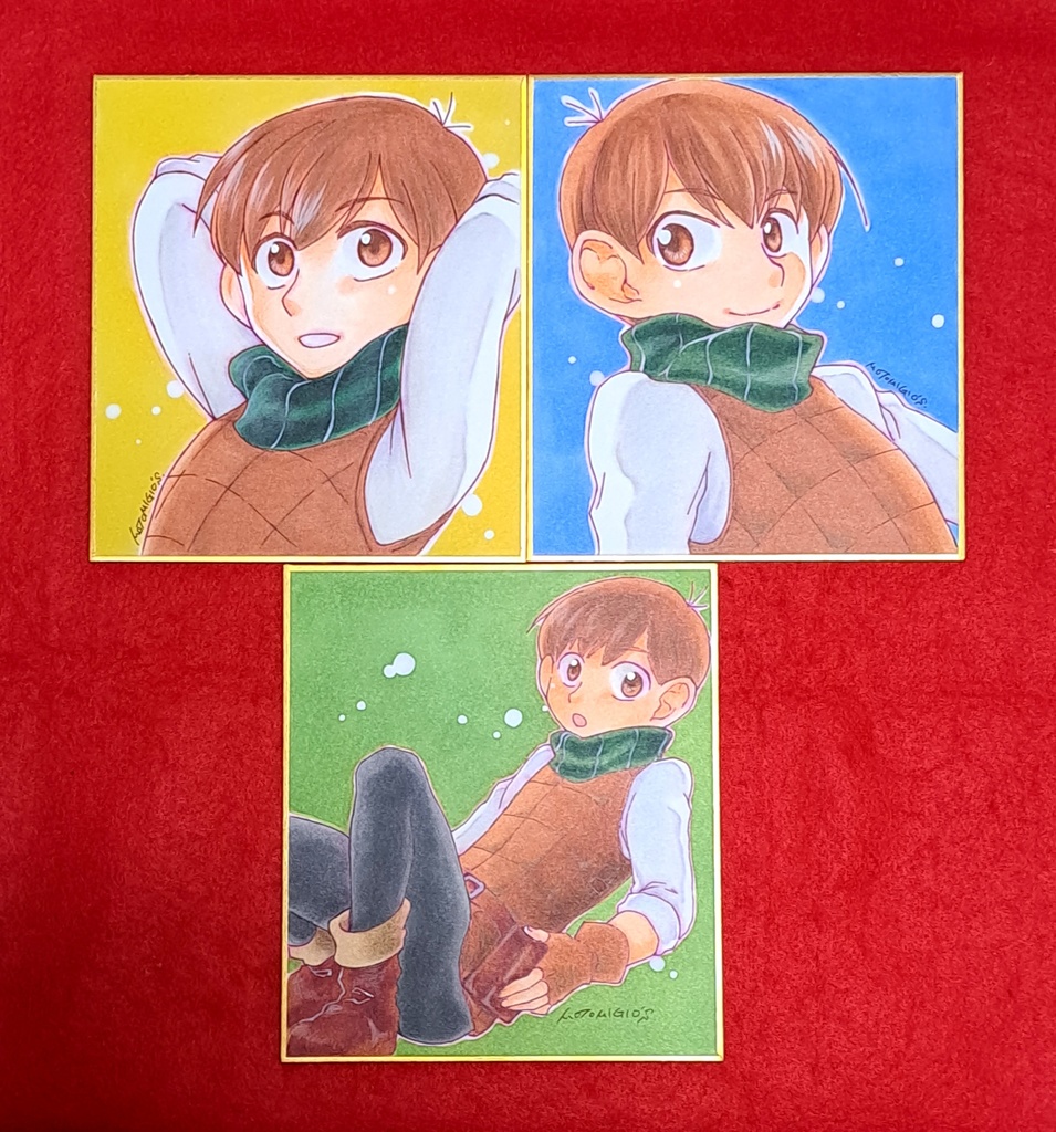 チルチャック直筆色紙