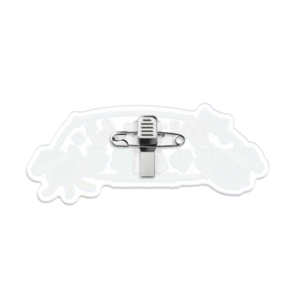 ロゴアクリルバッジ