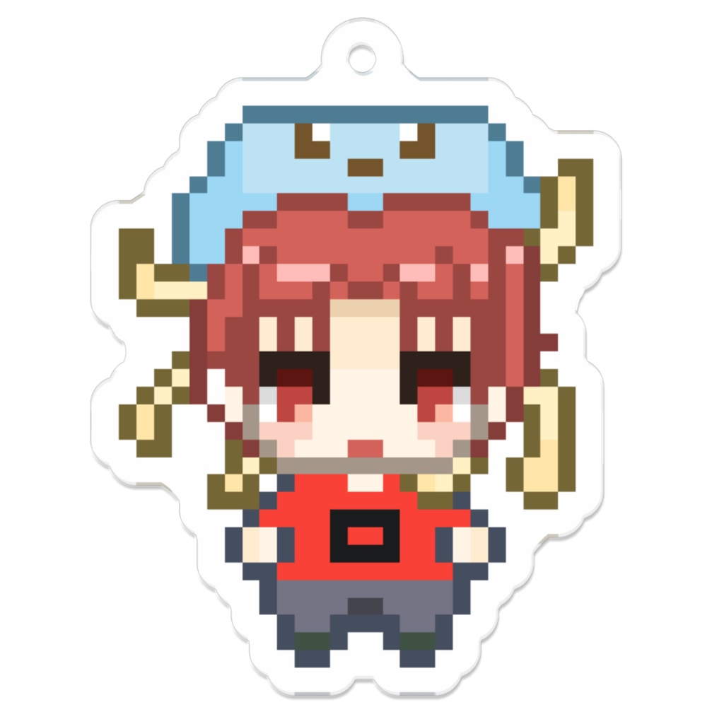 かんらドット絵アクリルキーホルダー