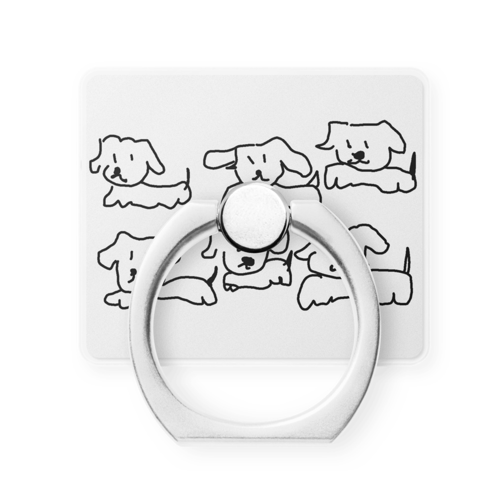 みぺんの描いた6匹の犬【スマホリング】