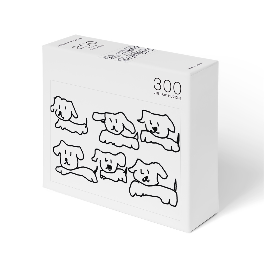 みぺんの描いた6匹の犬【300ピースパズル】
