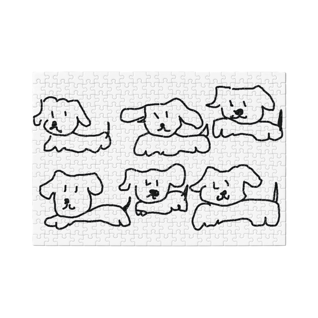 みぺんの描いた6匹の犬【300ピースパズル】