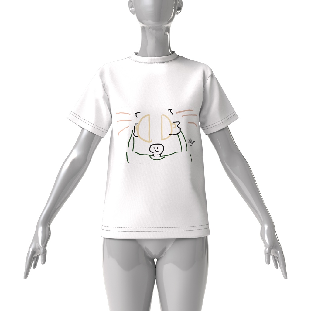 みぺんの描いたシンバの有名なシーン【ビッグシルエットTシャツ】