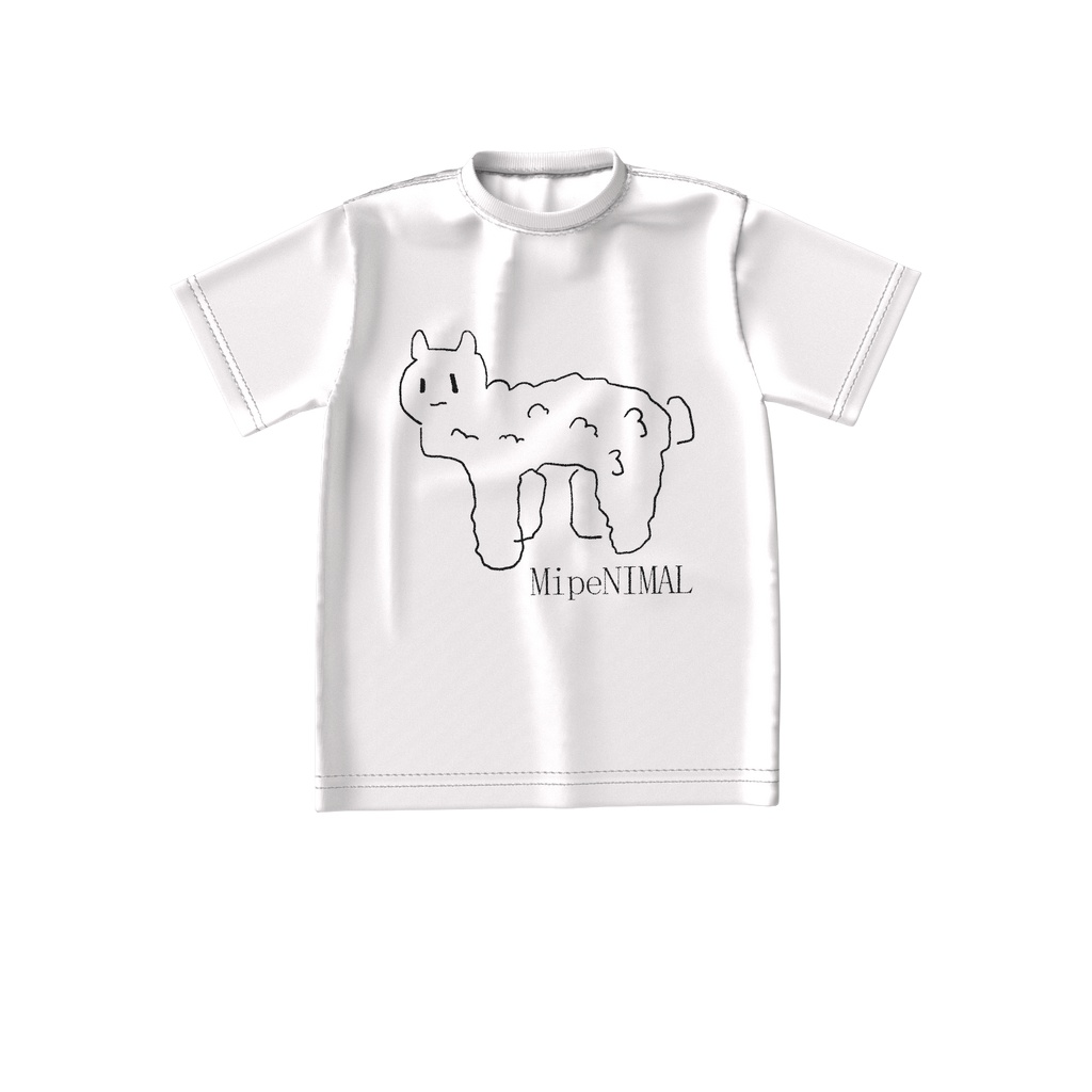 みぺんの描いたアルパカ【ビッグシルエットTシャツ】