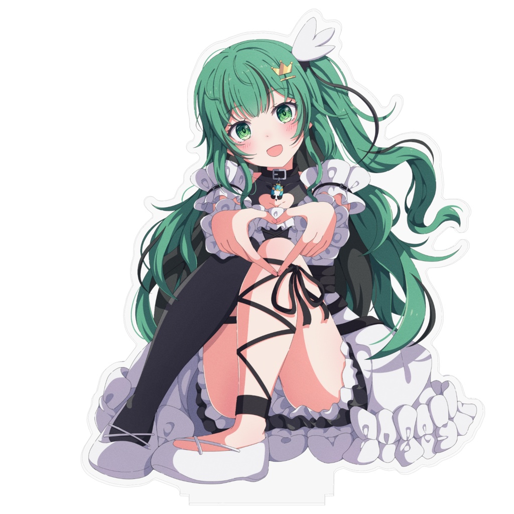 【みぺん】ハートアクリルフィギュア