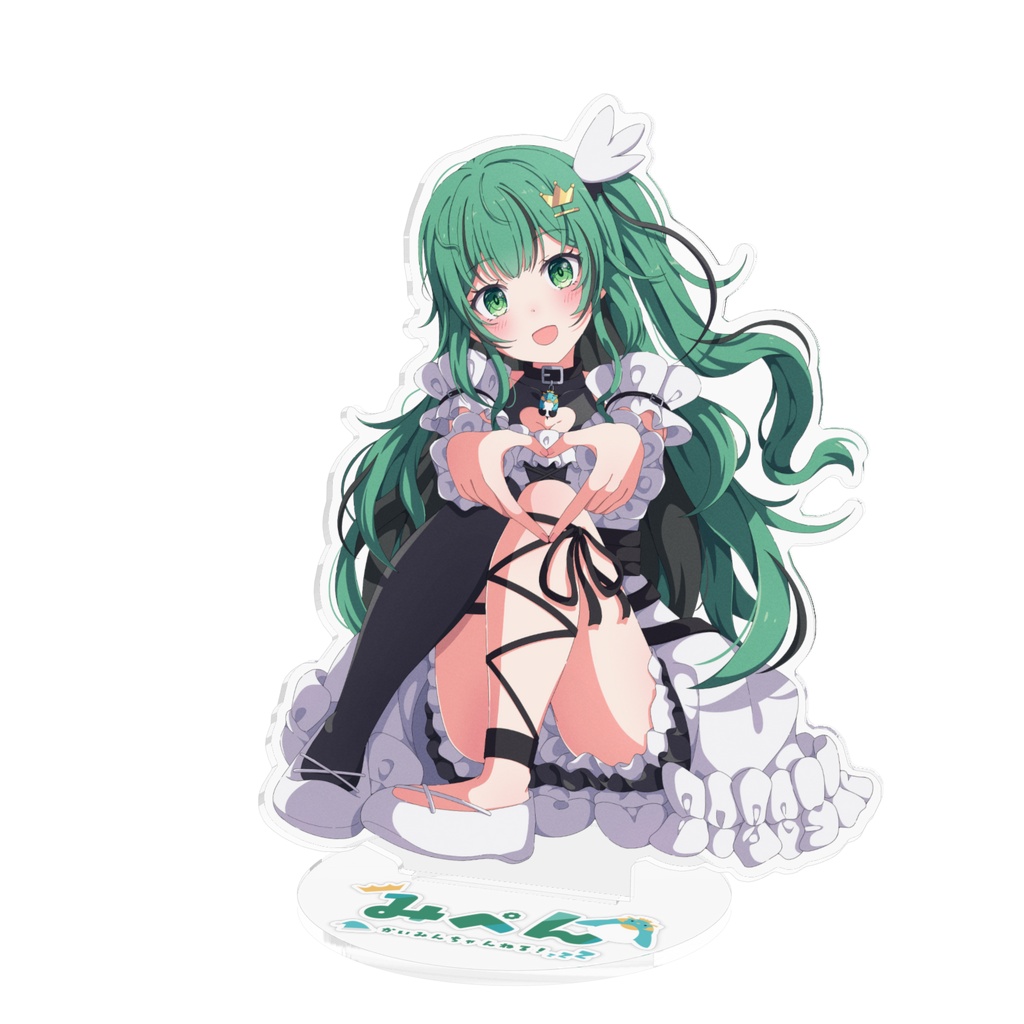 【みぺん】ハートアクリルフィギュア
