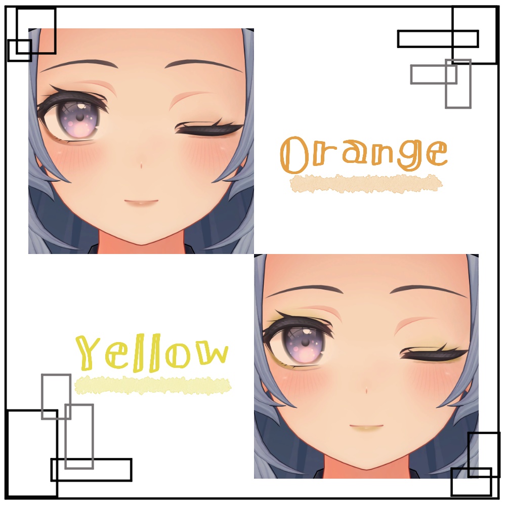 【桔梗ちゃん専用】カラフルメイク