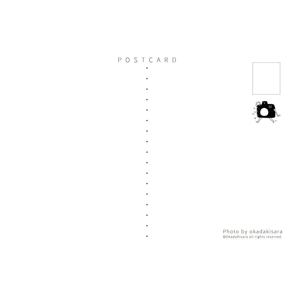 Postcard④Stockingless legs through a loophole