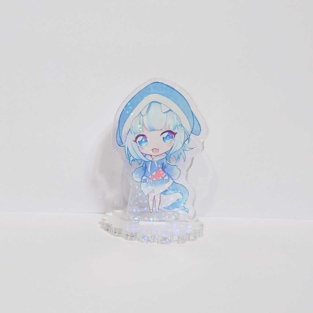 ホロライブ Gawr Gura(がうるぐら)ホログラムアクリルスタンド 片面