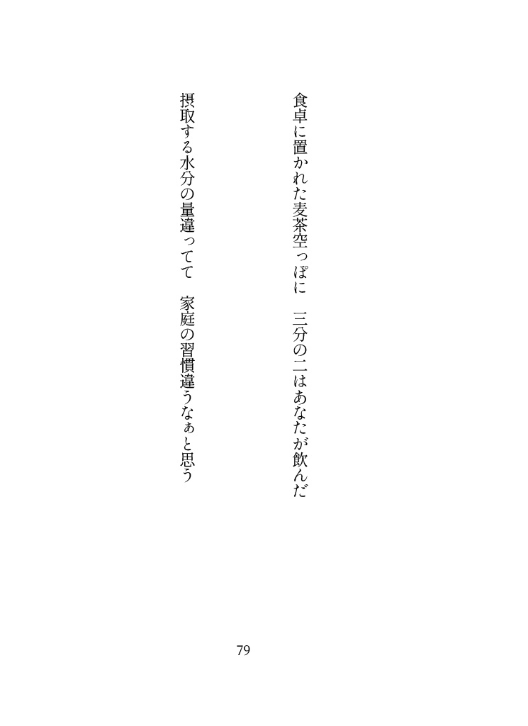 短歌集『Sugar』