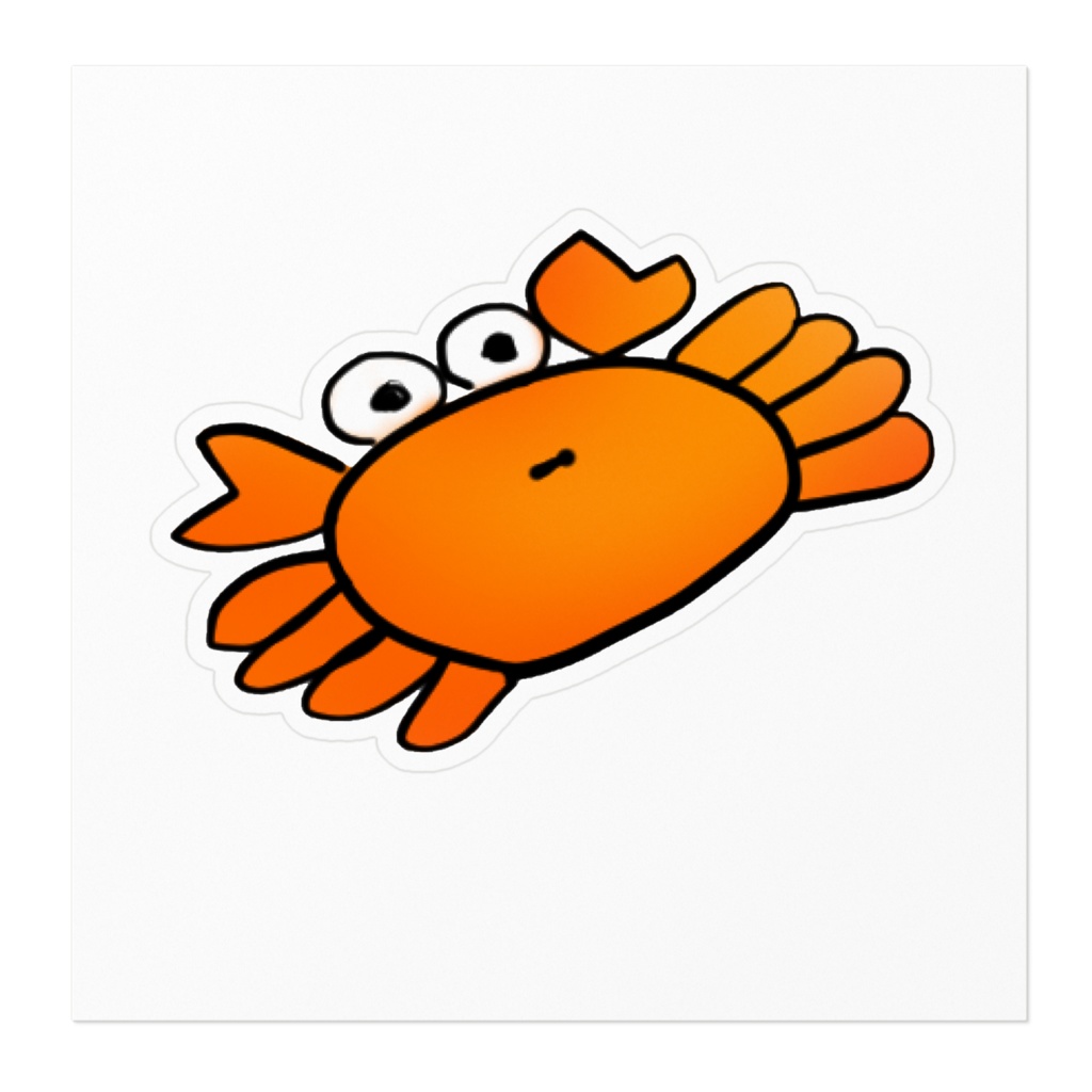 かにでんすステッカー文字なし