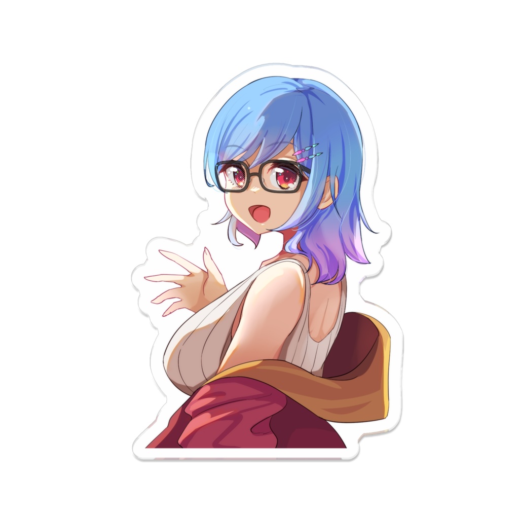 振り向きかにでんすバッジ