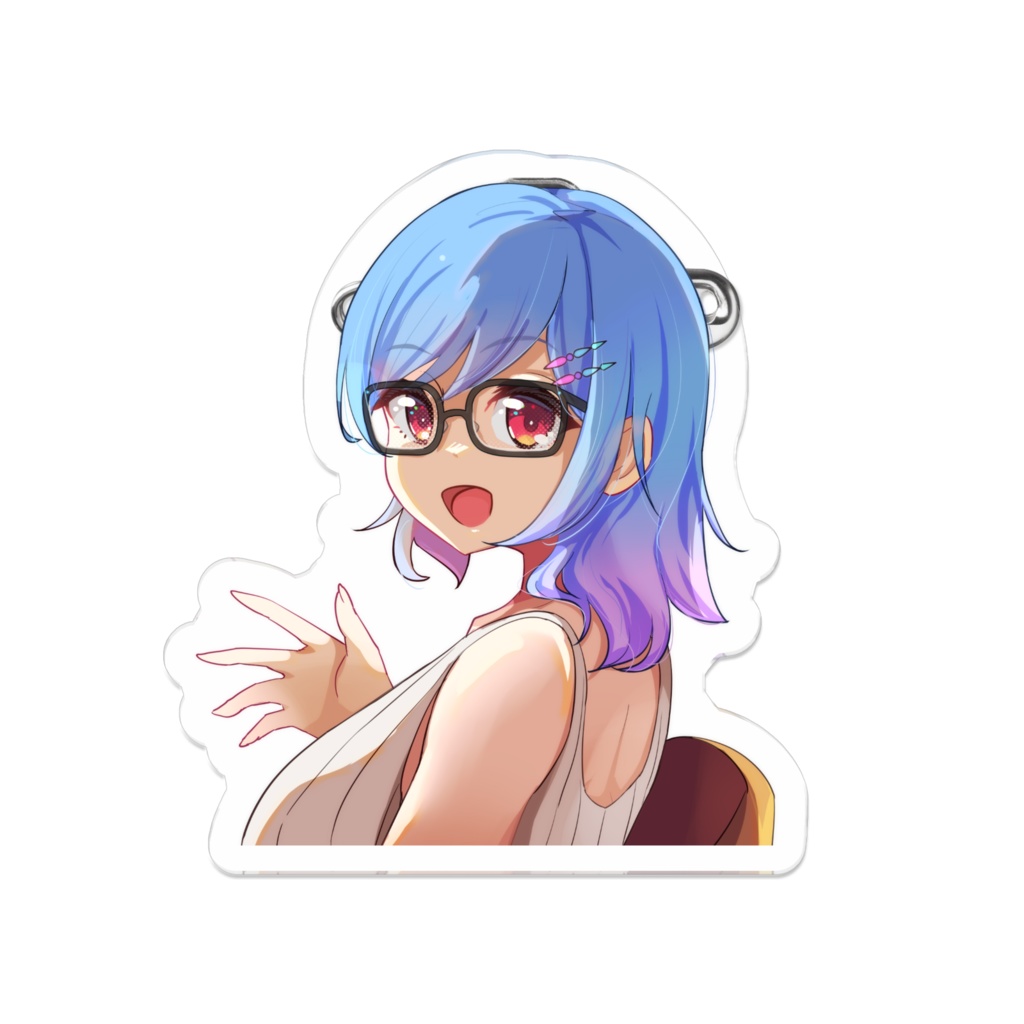 振り向きかにでんすバッジ小