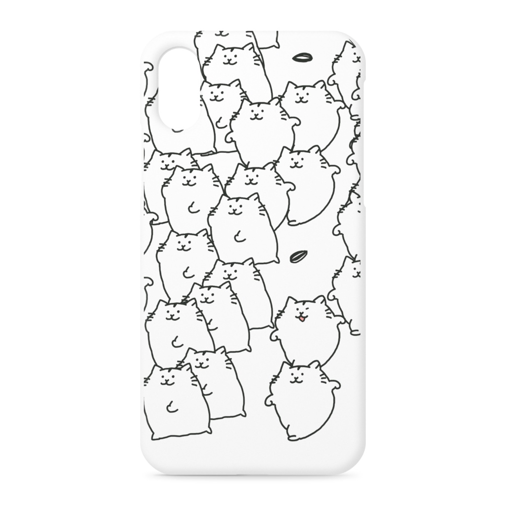 ホワイトハムスターのスマホカバー