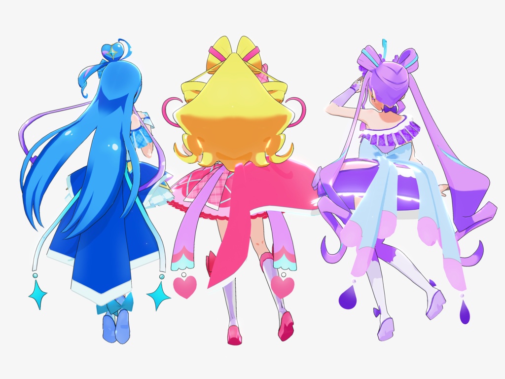 【MMDモデル】キミとアイドルプリキュア