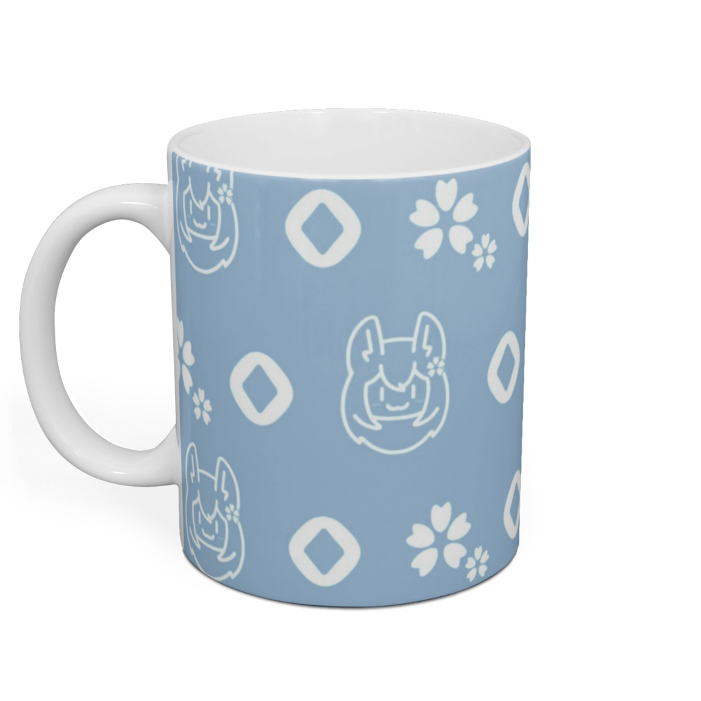 【朱社いなり】マグカップ(ブルー)